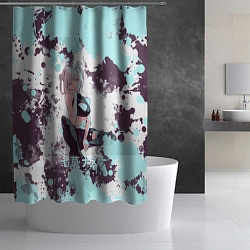 Шторка для душа Милая Надзуна Нанакуса арт, цвет: 3D-принт — фото 2