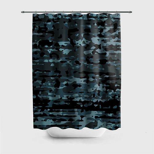 Шторка для ванной Камуфляж клякса / 3D-принт – фото 1