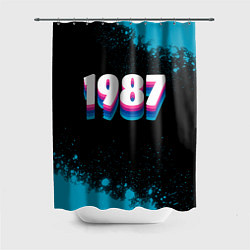 Шторка для ванной Made in 1987: vintage art