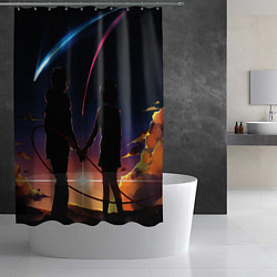 Шторка для душа Мицуха Миямидзу, цвет: 3D-принт — фото 2