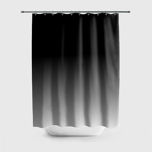Шторка для ванной От черного к белому / 3D-принт – фото 1