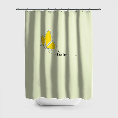 Шторка для ванной Это любовь к тебе / 3D-принт – фото 1