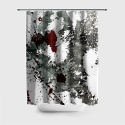 Шторка для душа Кровь и чернила, цвет: 3D-принт