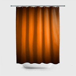 Шторка для душа Кислотный оранжевый с градиентом, цвет: 3D-принт