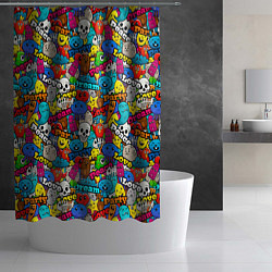 Шторка для душа Dream party, цвет: 3D-принт — фото 2