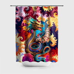 Шторка для ванной Japan dragon - irezumi - tattoo - art