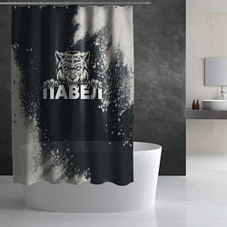 Шторка для душа Павел зубастый волк, цвет: 3D-принт — фото 2
