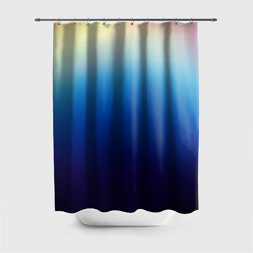 Шторка для ванной Blue gradient colors / 3D-принт – фото 1