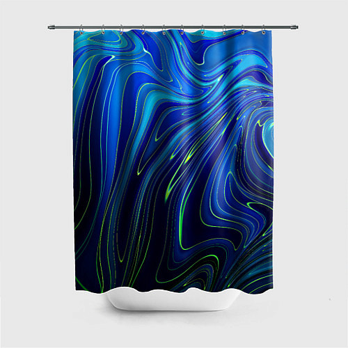 Шторка для ванной Blurred colors / 3D-принт – фото 1