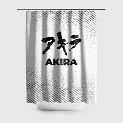 Шторка для ванной Akira с потертостями на светлом фоне