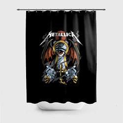 Шторка для ванной Металлика - Metallica