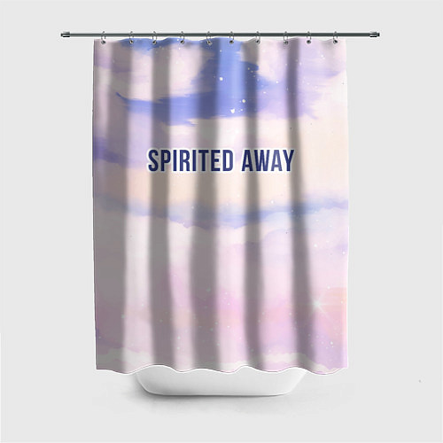 Шторка для ванной Spirited Away sky clouds / 3D-принт – фото 1