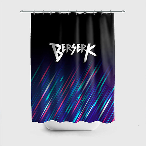 Шторка для ванной Berserk stream / 3D-принт – фото 1