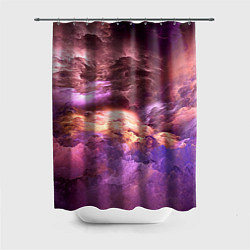 Шторка для ванной Фиолетовое облако