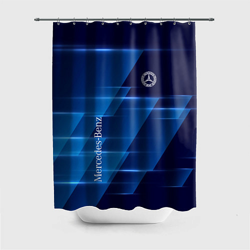 Шторка для ванной Mercedes Benz sign / 3D-принт – фото 1