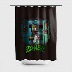Шторка для ванной Гомер зомби