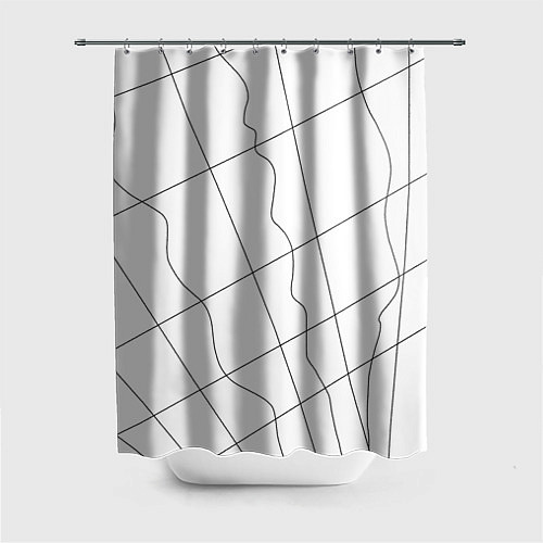Шторка для ванной Перспектива / 3D-принт – фото 1