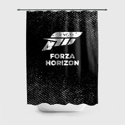 Шторка для ванной Forza Horizon с потертостями на темном фоне