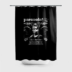 Шторка для душа Paranoia trend, цвет: 3D-принт