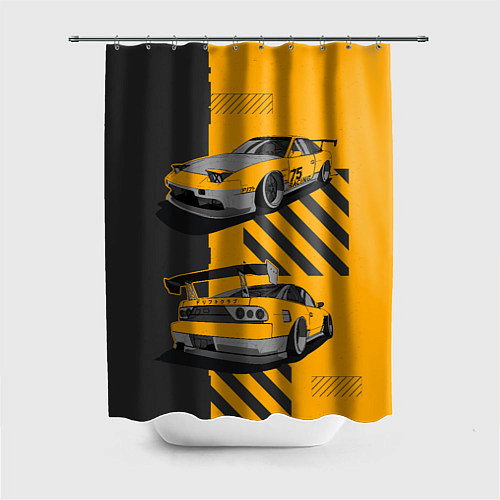 Шторка для ванной Nissan 180sx art / 3D-принт – фото 1