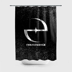 Шторка для ванной Evanescence с потертостями на темном фоне