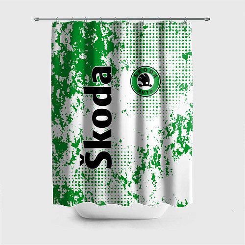 Шторка для ванной Skoda auto logo / 3D-принт – фото 1