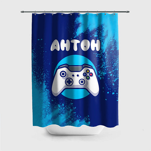 Шторка для ванной Антон геймер / 3D-принт – фото 1