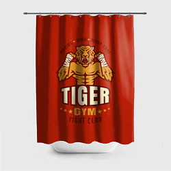 Шторка для душа Tiger - боец, цвет: 3D-принт