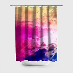 Шторка для ванной Разноцветное небо