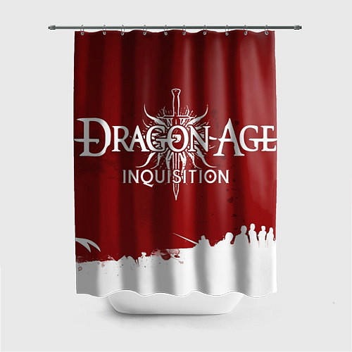 Шторка для ванной Dragon Age Inquisition art / 3D-принт – фото 1