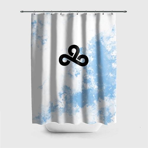 Шторка для ванной Cloud9 Облачный / 3D-принт – фото 1