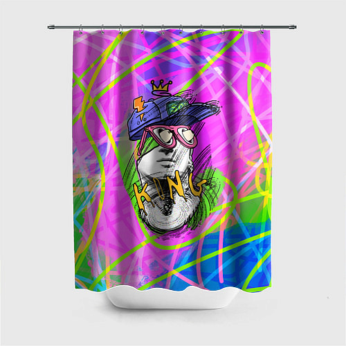 Шторка для ванной Давид хэйт / 3D-принт – фото 1