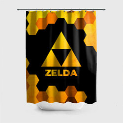 Шторка для ванной Zelda - gold gradient
