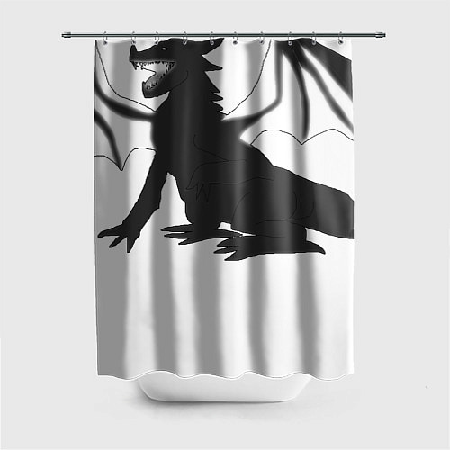 Шторка для ванной Dragon infinity / 3D-принт – фото 1