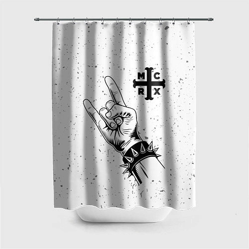 Шторка для ванной My Chemical Romance и рок символ / 3D-принт – фото 1