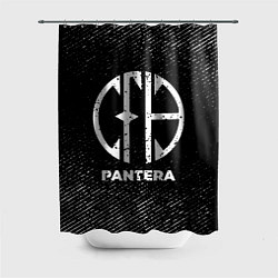 Шторка для ванной Pantera с потертостями на темном фоне