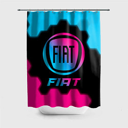 Шторка для ванной Fiat - neon gradient