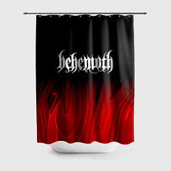 Шторка для душа Behemoth red plasma, цвет: 3D-принт