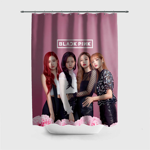 Шторка для ванной Blackpink girls / 3D-принт – фото 1