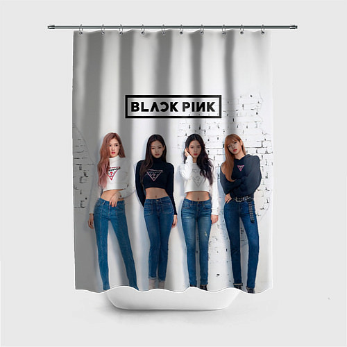 Шторка для ванной Blackpink kpopk / 3D-принт – фото 1