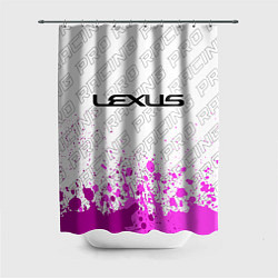 Шторка для ванной Lexus pro racing: символ сверху