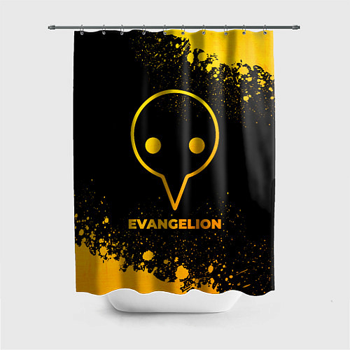 Шторка для ванной Evangelion - gold gradient / 3D-принт – фото 1