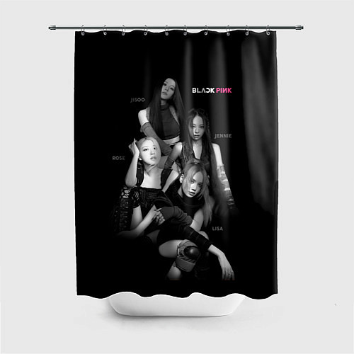 Шторка для ванной Blackpink girl group / 3D-принт – фото 1