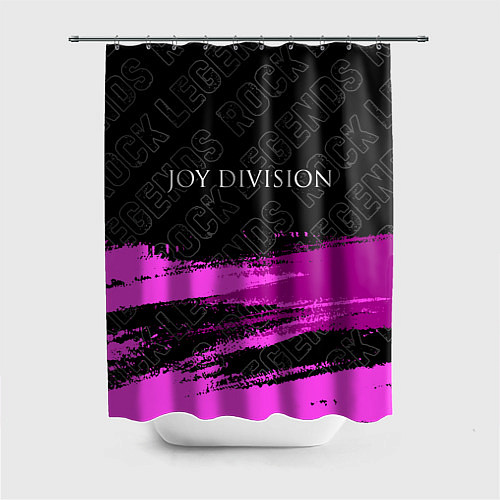 Шторка для ванной Joy Division rock legends: символ сверху / 3D-принт – фото 1
