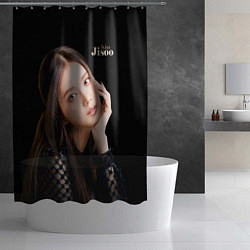 Шторка для душа Blackpink Cute Jisoo Kim, цвет: 3D-принт — фото 2