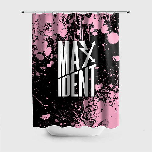 Шторка для ванной Stray kids - pink maxident / 3D-принт – фото 1