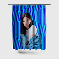 Шторка для душа Jennie kpop music, цвет: 3D-принт