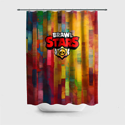 Шторка для ванной Brawl Stars Logo Color