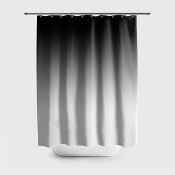 Шторка для ванной Black and white gradient