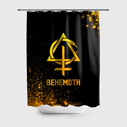 Шторка для ванной Behemoth - gold gradient